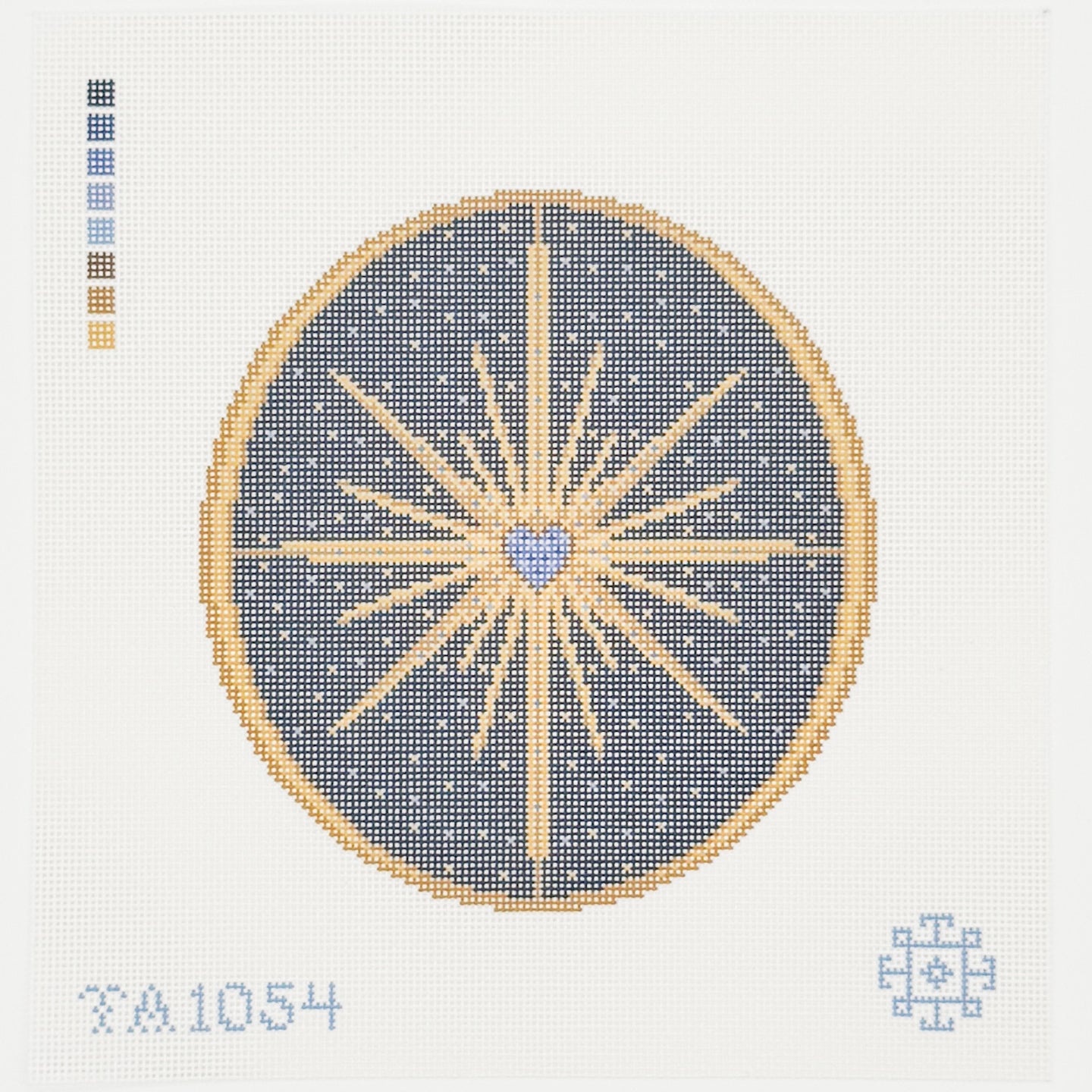 Navy and Gold Star